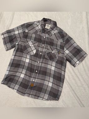 Dubinik plaid short sleev shirt